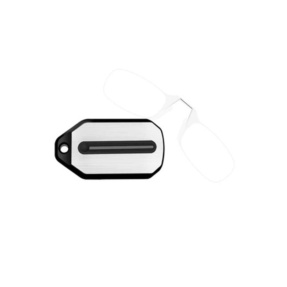 Folding Legless Nose Clip Reading Glasses Keychain Men Women Mini Portable