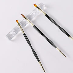 5 Slot Transparent Brush Rack Acrylic Display Holder