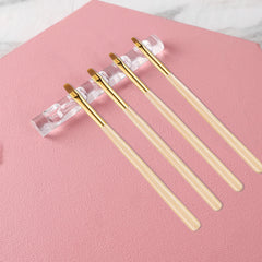 5 Slot Transparent Brush Rack Acrylic Display Holder