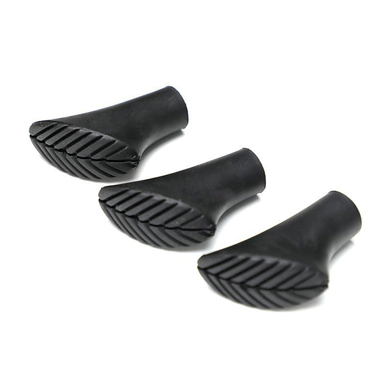 3pcs Small Hiking Stick Rubber Tips for Trekking Pole Cane Walk Pole Protectors