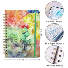 Weekly Planner Spiral Coil Book Schedule Diary English Book