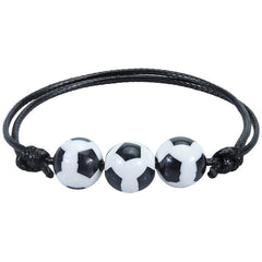12pcs Sports Style Adjustable Bracelets for Football Volleyball Basketball Rugby