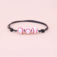 12pcs Sports Style Adjustable Bracelets for Football Volleyball Basketball Rugby