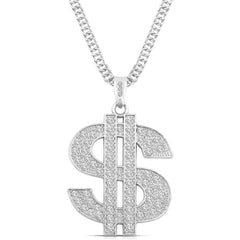 Men's Hip Hop Necklace Golden Metal Chain Hip Hop Accessories