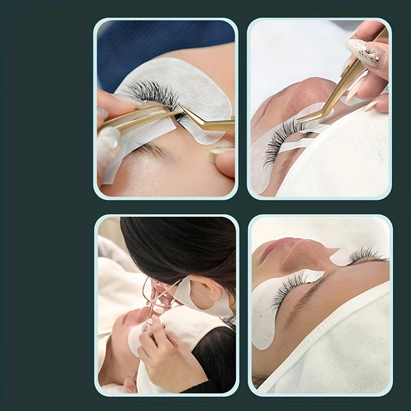 3pcs Stainless Steel Eyelash Tweezers Set for Extensions