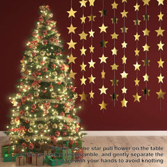 10pcs Glitter Star Garland Banner for Party Decoration