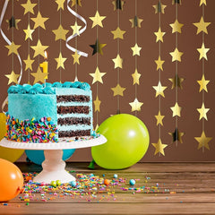10pcs Glitter Star Garland Banner for Party Decoration