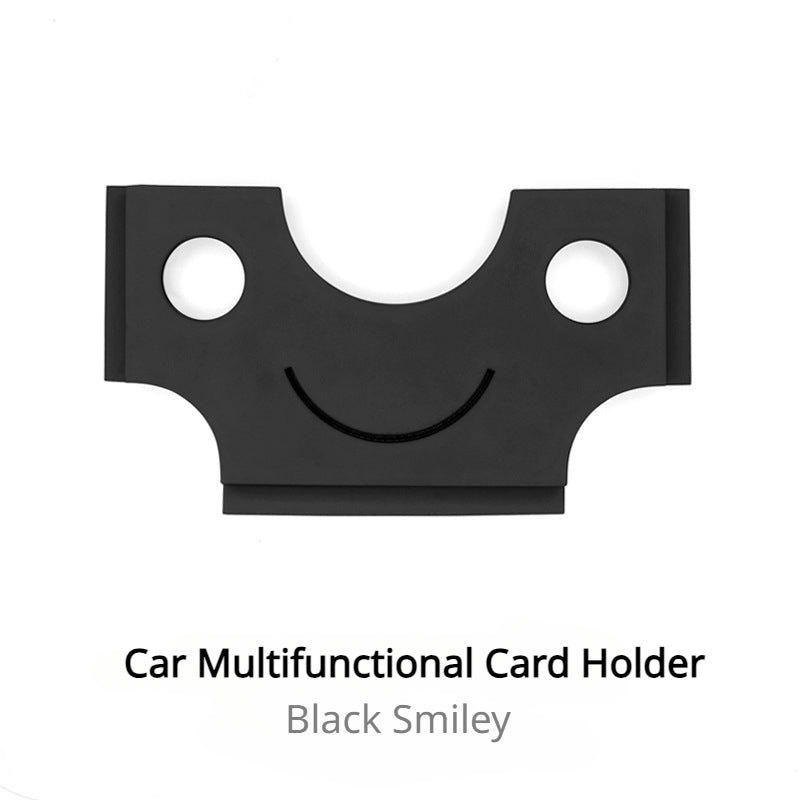 Car Multifunctional Card Holder Sticky Business Ticket Holder