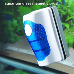 Magnetic Clean Brush Aquarium Fish Tank Glass Scraper Cleaner