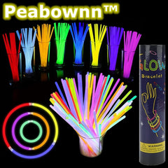 100-200 pcs Glow Sticks 20-32 cm Glowsticks w/ Connectors - Party Favors