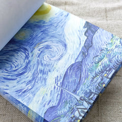 Monet Painting Memo Pad Non Sticky Note School Supplies