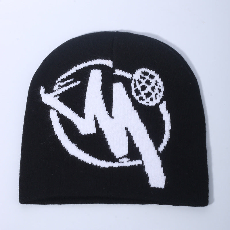 Double Layer Knitted Hat Casual Beanies For Men And Women