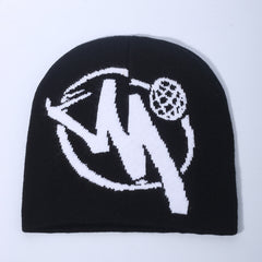 Double Layer Knitted Hat Casual Beanies For Men And Women