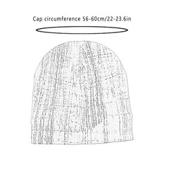 Double Layer Knitted Hat Casual Beanies For Men And Women
