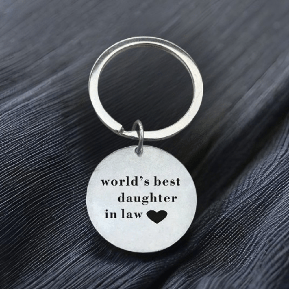Daughter In Law Creative Keychain Decoration For Car Keys