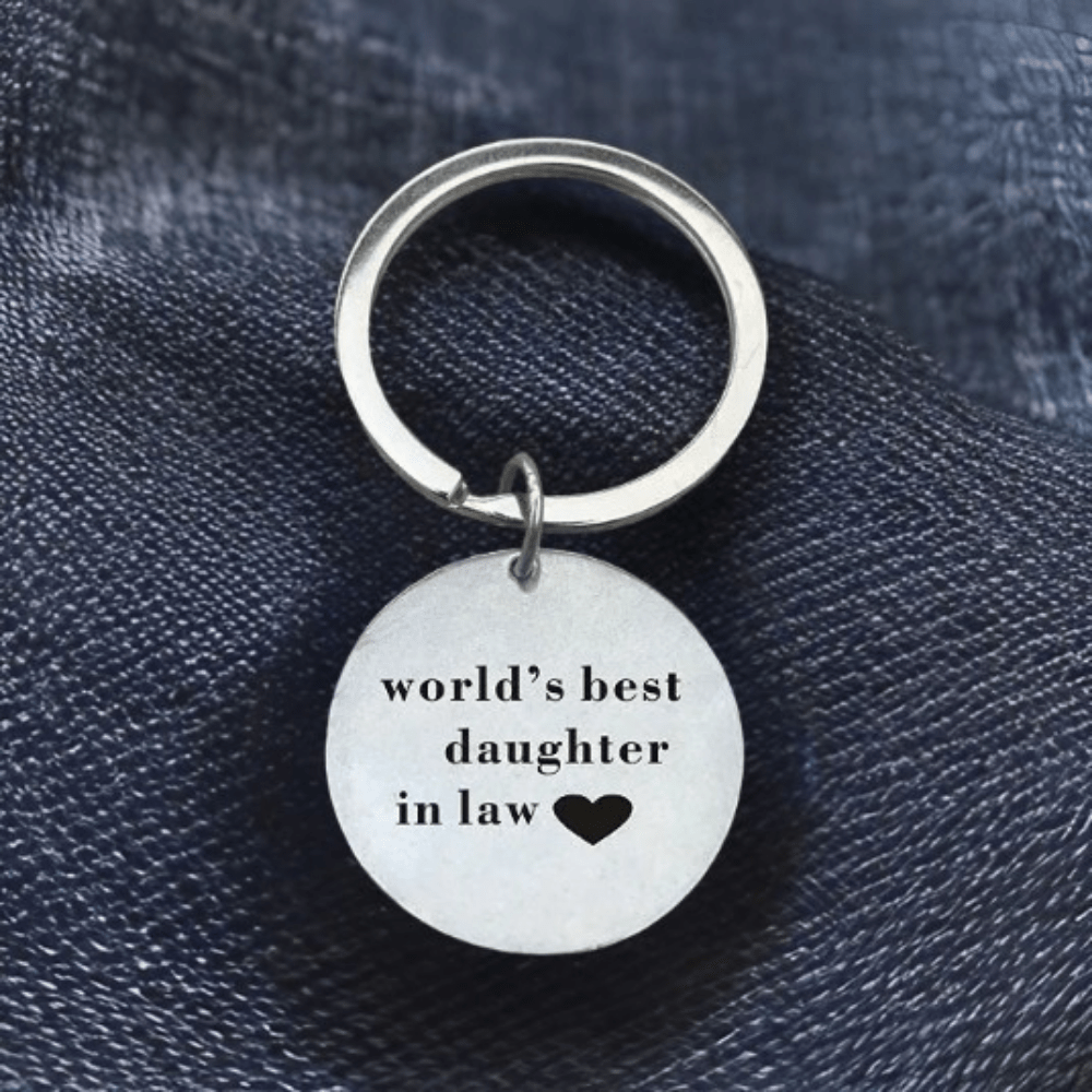 Daughter In Law Creative Keychain Decoration For Car Keys