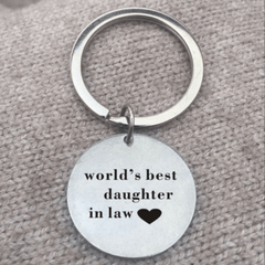 Daughter In Law Creative Keychain Decoration For Car Keys