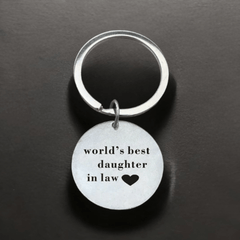 Daughter In Law Creative Keychain Decoration For Car Keys
