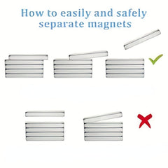 20pcs Rare Earth Magnets for Refrigerators & Projects