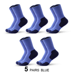 5pc Men's Sweat Absorbing Mid-calf Socks