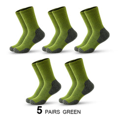 5pc Men's Sweat Absorbing Mid-calf Socks