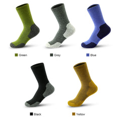 5pc Men's Sweat Absorbing Mid-calf Socks