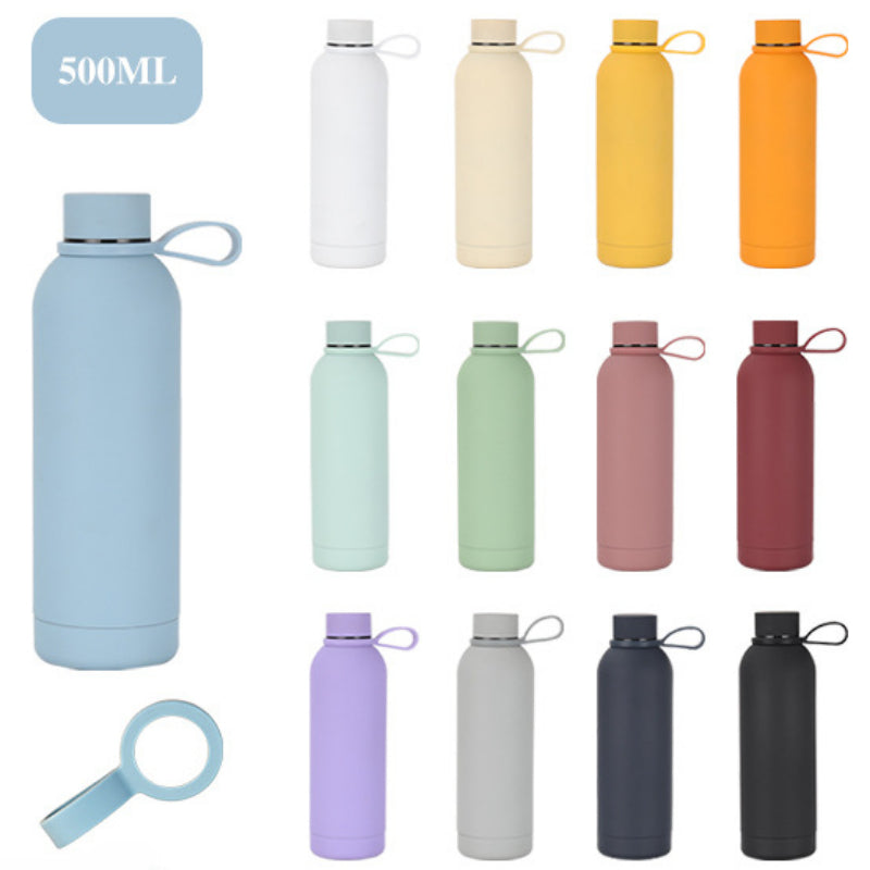 500ml Stainless Steel Insulation Cup Portable Sports Water Bottle