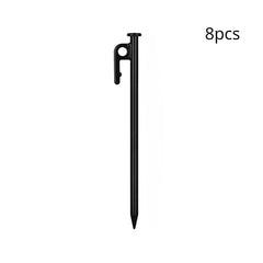 8pcs Tent Ground Nails Steel Nails Outdoor Camping Accessories