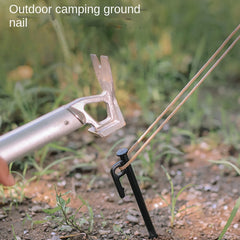 8pcs Tent Ground Nails Steel Nails Outdoor Camping Accessories