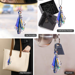 Colorful Fish Bait Backpack Pendant - Camping Decoration