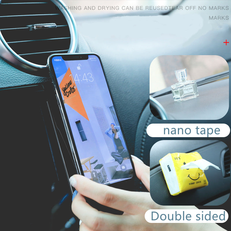 5M Double Sided Transparent Reusable Waterproof Adhesive Tape 1mm