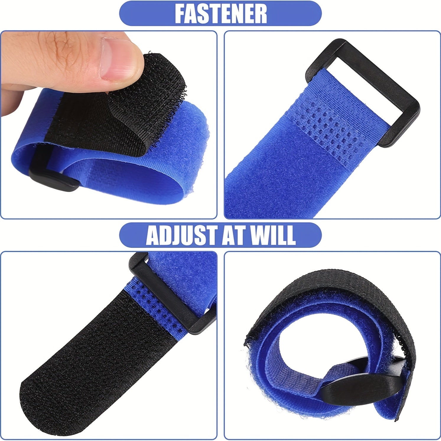 12pcs Fishing Rod Straps Holders Fastener Belts Accessories