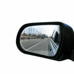 2pcs RV Rainproof Clear Film Rearview Mirror Protective Anti Fog Waterproof Film