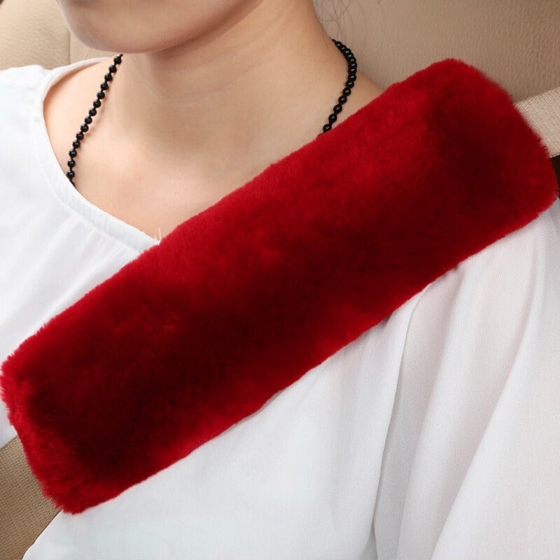 1pc Car Seat Belt Covers Warm Shoulder Pad Cushion Mat