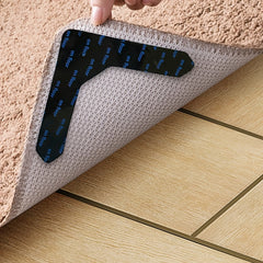 Anti-slip Carpet Stickers Set of 12 Reusable Washable Home Decor