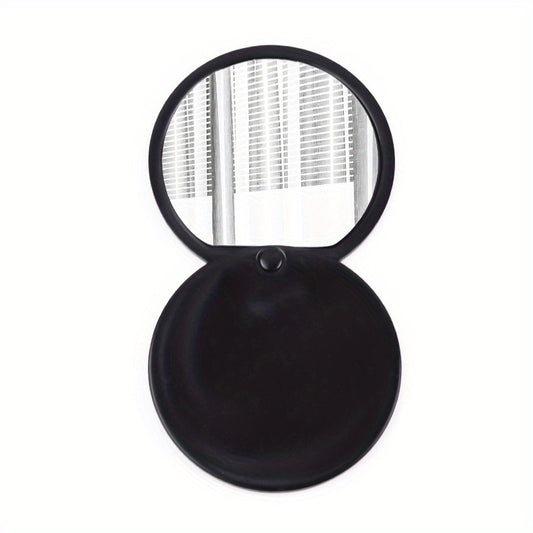 Mini Round Travel Mirror for Girls Compact Handheld Makeup Mirror