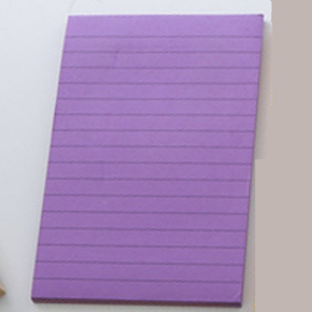 1pc 50 Sheets Lined Sticky Notes Post Self Sticky Notes Pad 10x16.5cm Bright