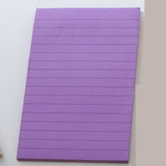 1pc 50 Sheets Lined Sticky Notes Post Self Sticky Notes Pad 10x16.5cm Bright