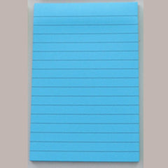1pc 50 Sheets Lined Sticky Notes Post Self Sticky Notes Pad 10x16.5cm Bright