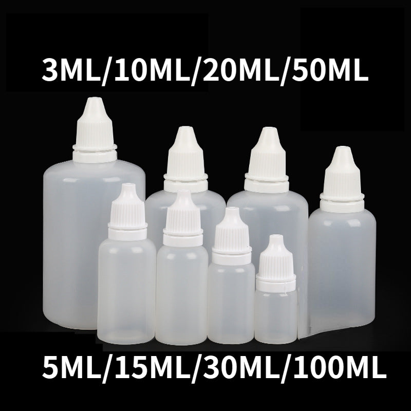 4pcs Sub Bottle Plastic Drip Squeeze Liquid Bottle