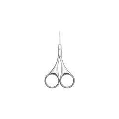 Professional Curved Facial Hair Scissors for Men - Stainless Steel