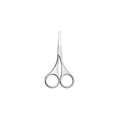 Professional Curved Facial Hair Scissors for Men - Stainless Steel