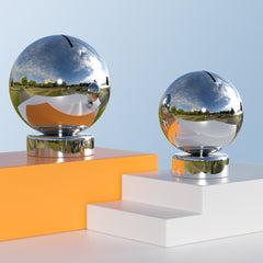 Stainless Steel Piggy Bank Planet Creative Piggy Bank Gift