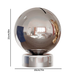 Stainless Steel Piggy Bank Planet Creative Piggy Bank Gift