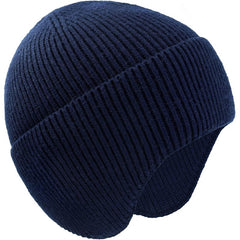 Winter Warm Knitted Earmuffs Hat for Men