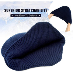Winter Warm Knitted Earmuffs Hat for Men