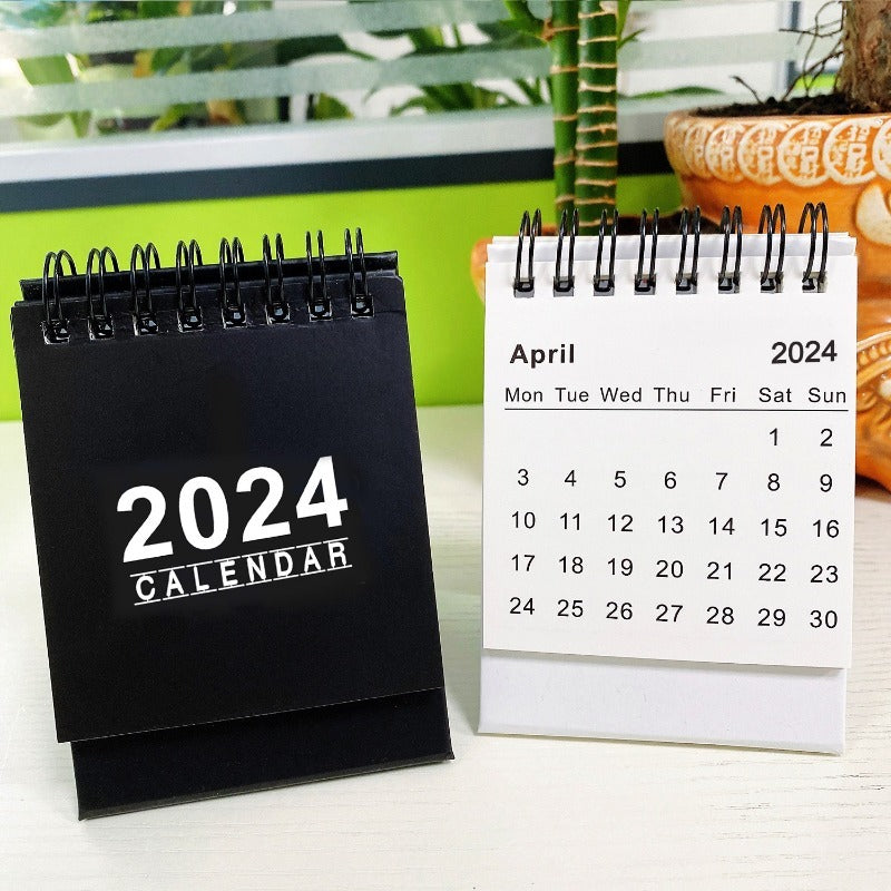 Mini Desk Calendar Decoration Portable Office Desktop Calendar