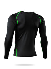 Men's Workout Shirt High Stretch Compression Base Layer