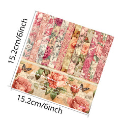 24sheets Single Sided Scrapbook Paper Pad DIY Crafts