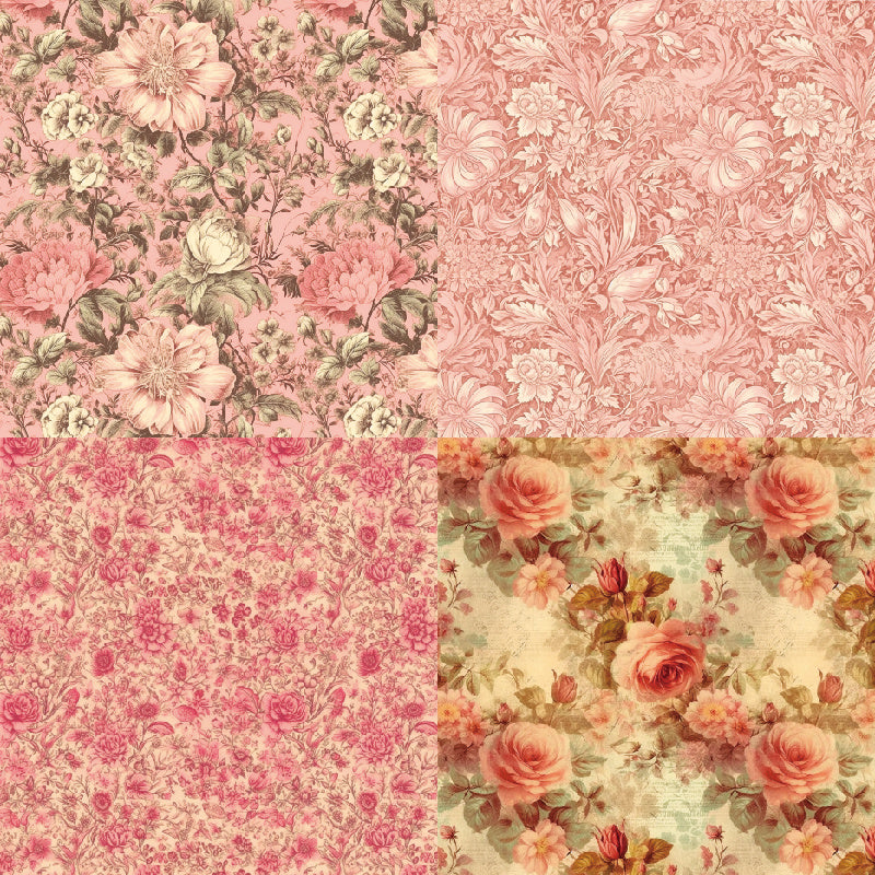 24sheets Single Sided Scrapbook Paper Pad DIY Crafts